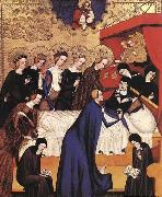 MASTER of Heiligenkreuz The Death of St. Clare china oil painting reproduction